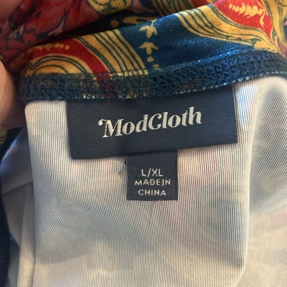 ModCloth Velvet Floral Longline Duster, size L/XL - Picture 9 of 12